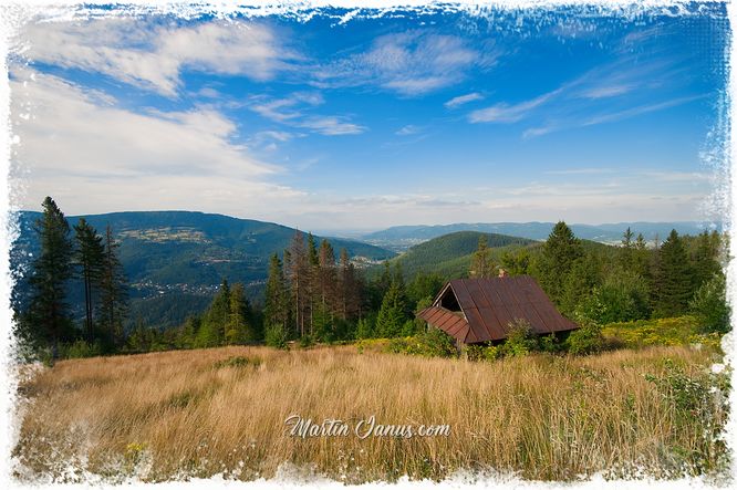 Wiev from chairlift Jaworzyna, near Skrzyczne