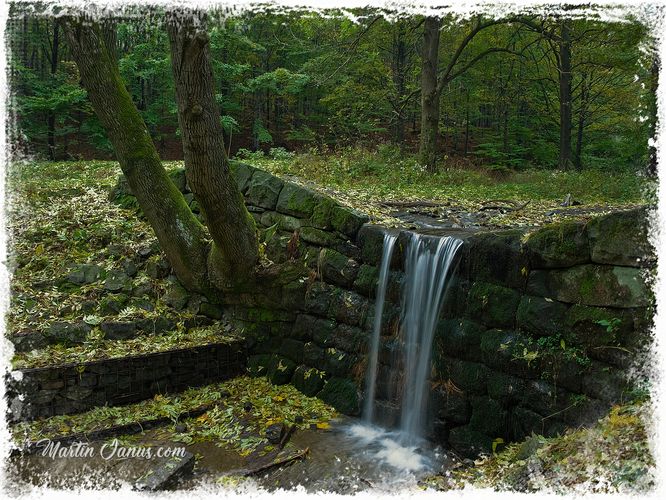 Waterfall Jaworze Beskids