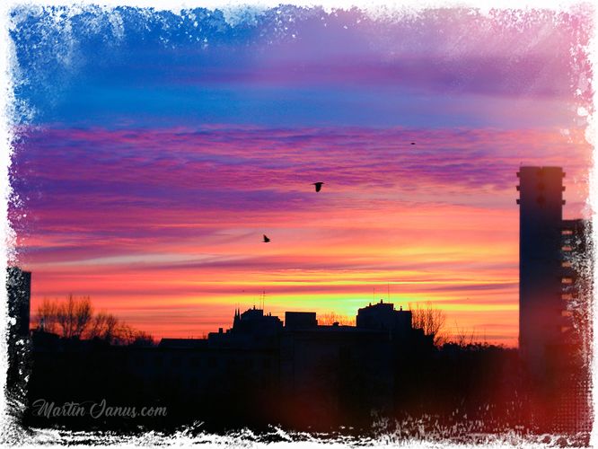 Sunset, Wroclaw, Poland